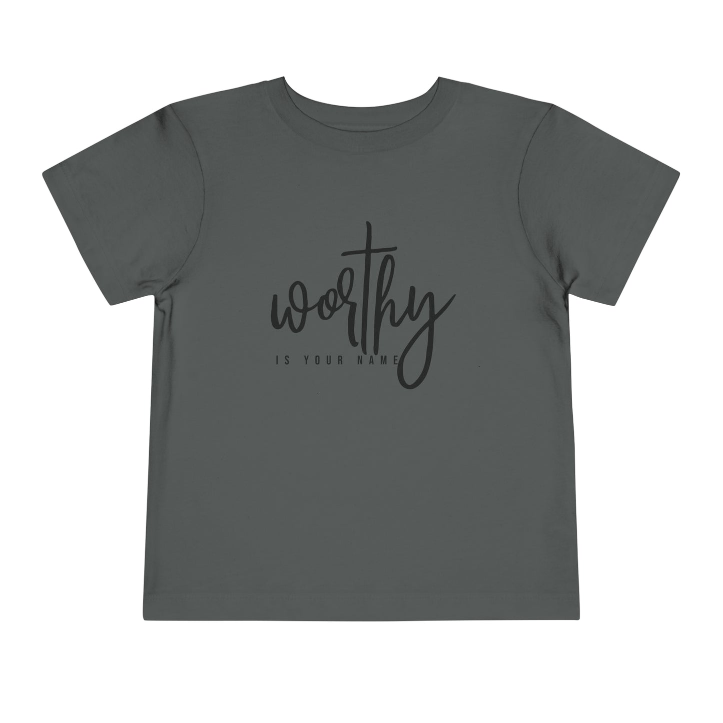 Worthy Is Your Name Toddler Short Sleeve Tee