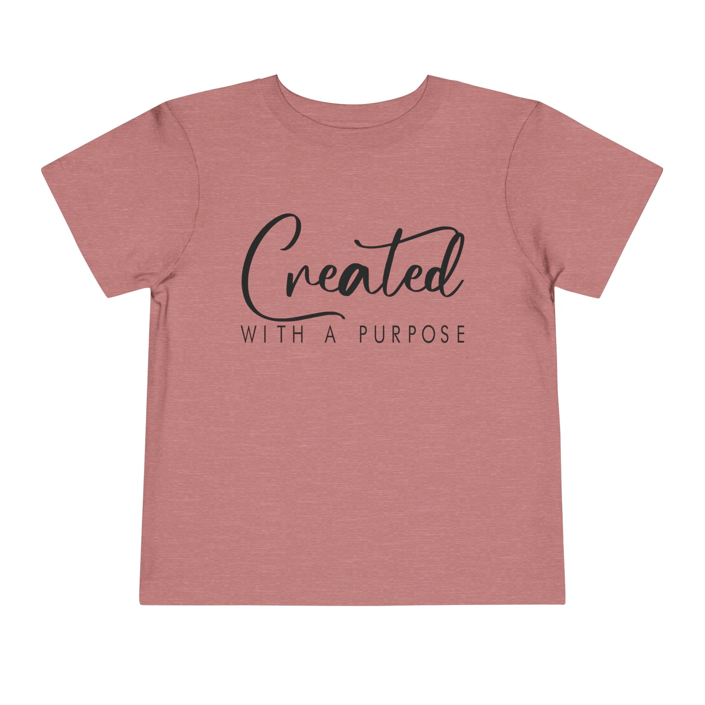 Created With a Purpose Toddler Short Sleeve Tee