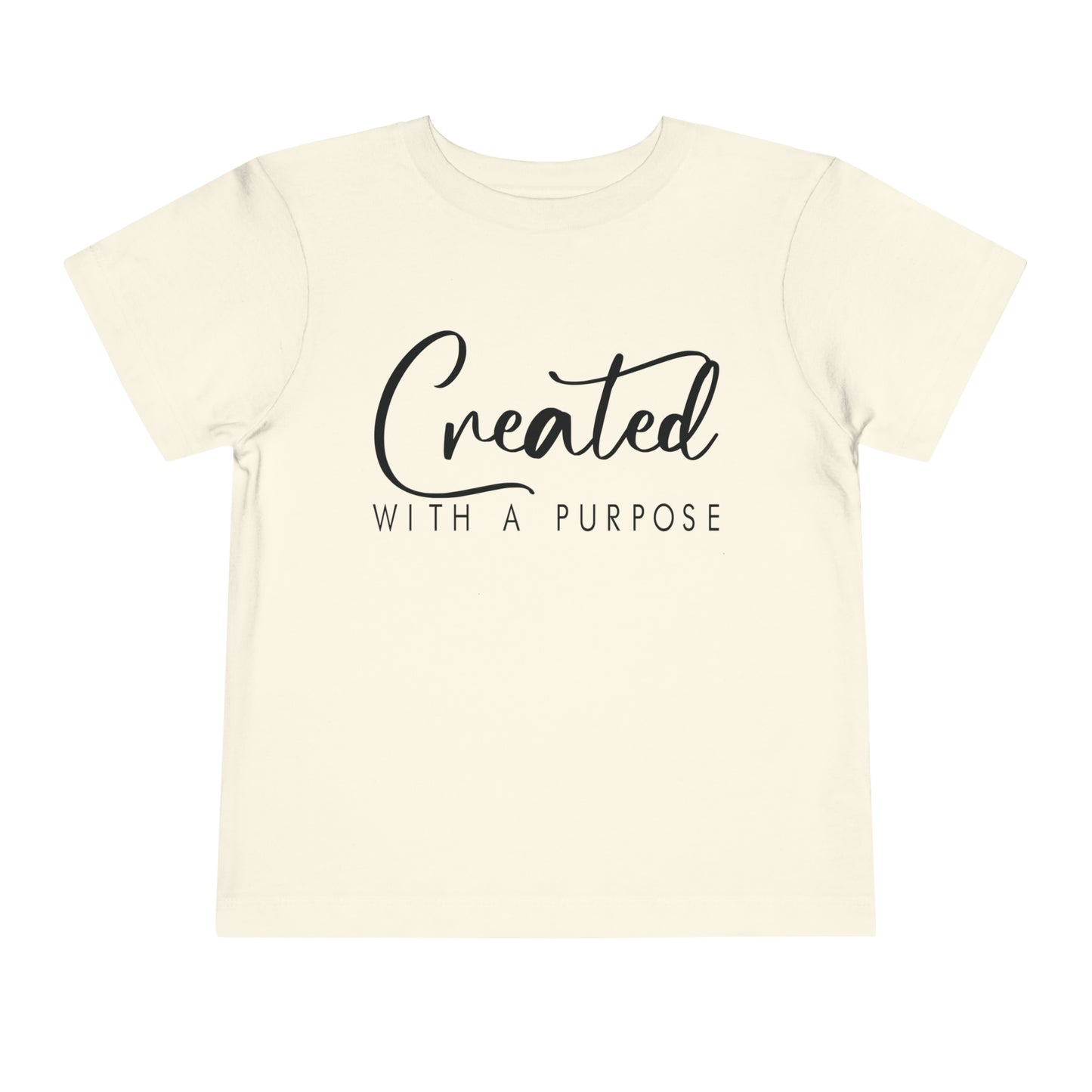 Created With a Purpose Toddler Short Sleeve Tee