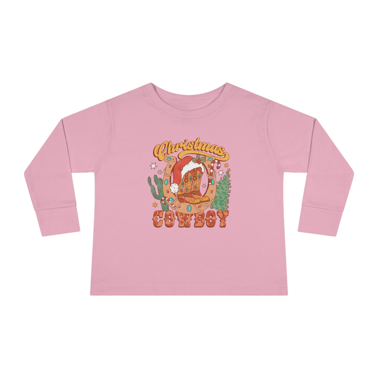 Christmas Cowboy Long Sleeve Tee