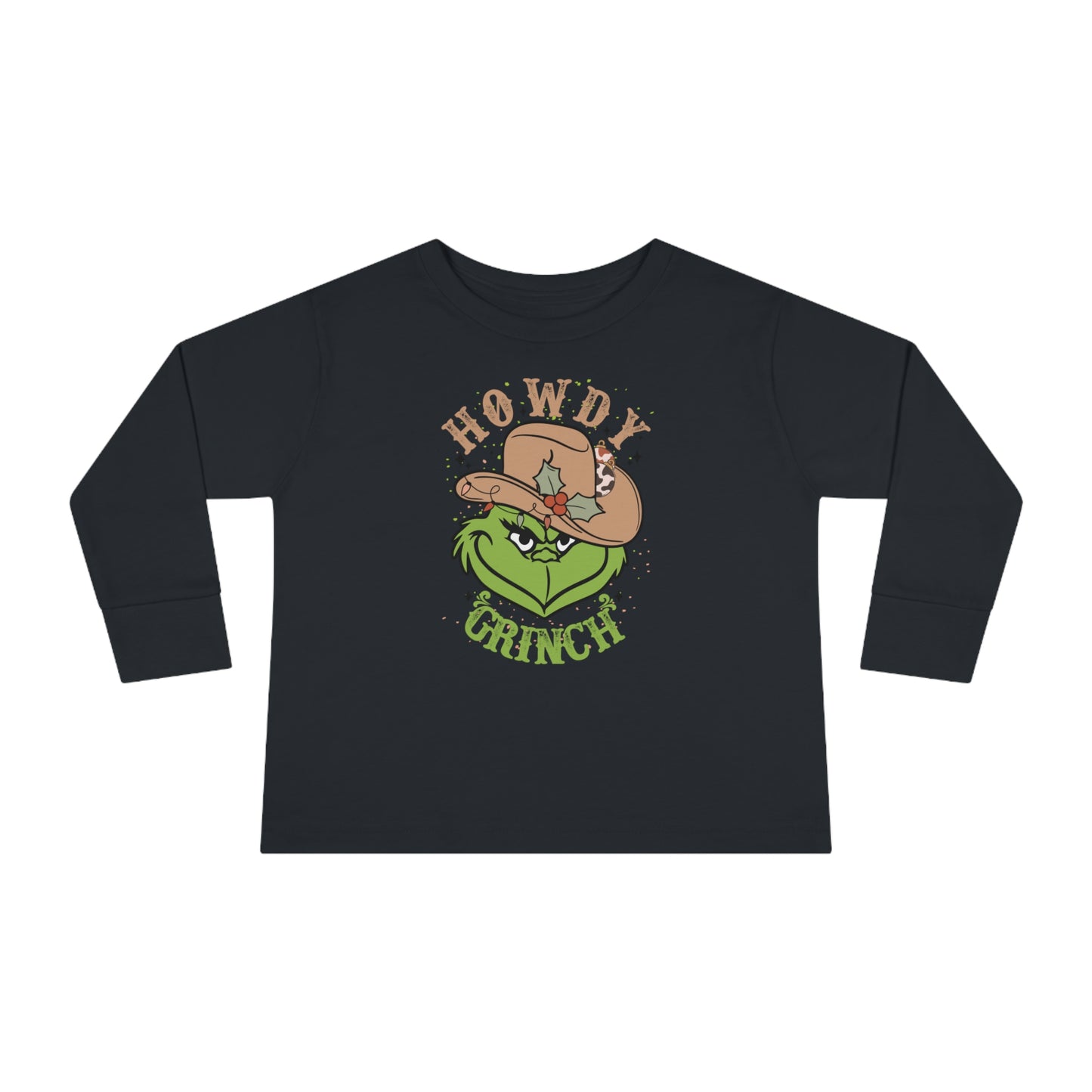 Howdy Grinch Long Sleeve Tee