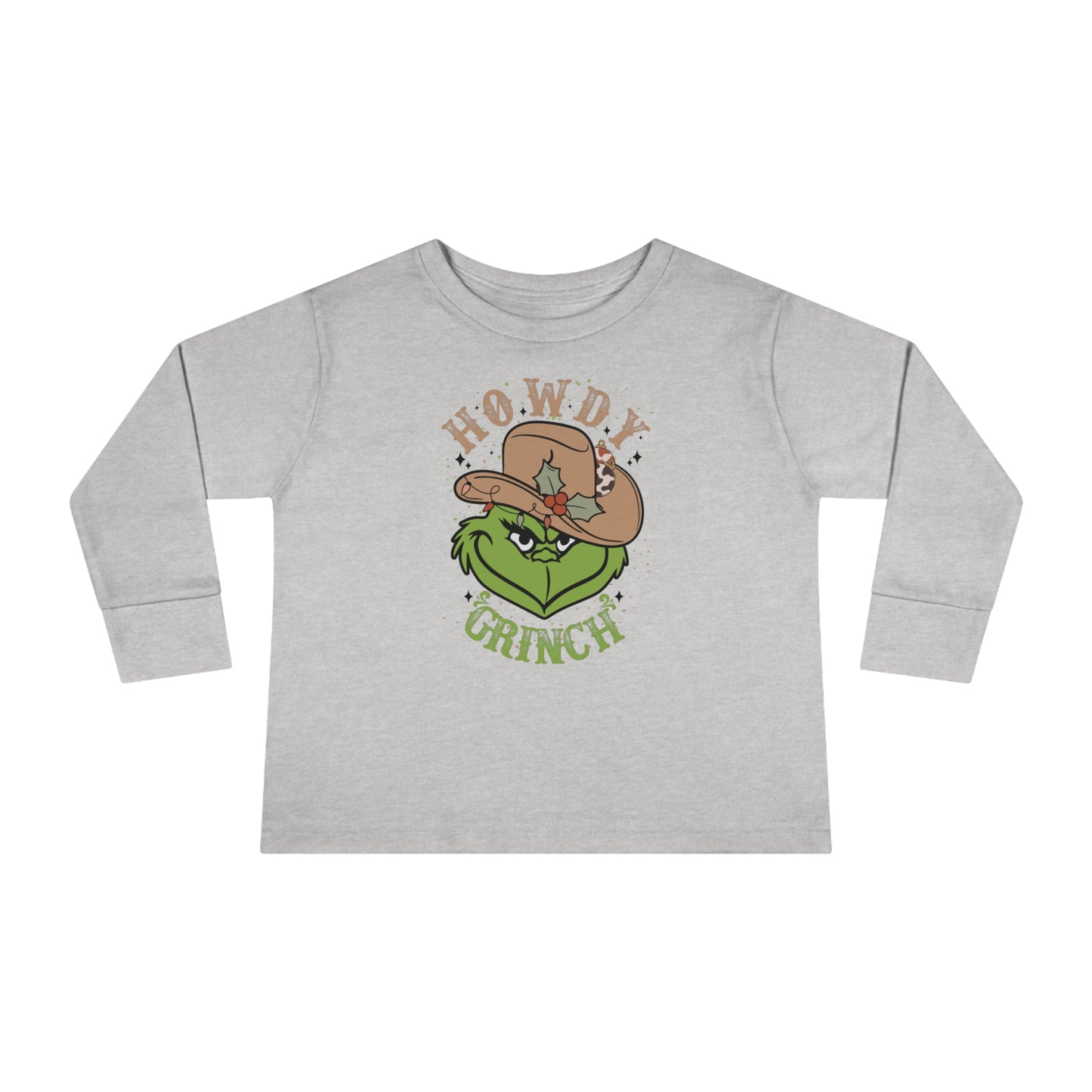 Howdy Grinch Long Sleeve Tee