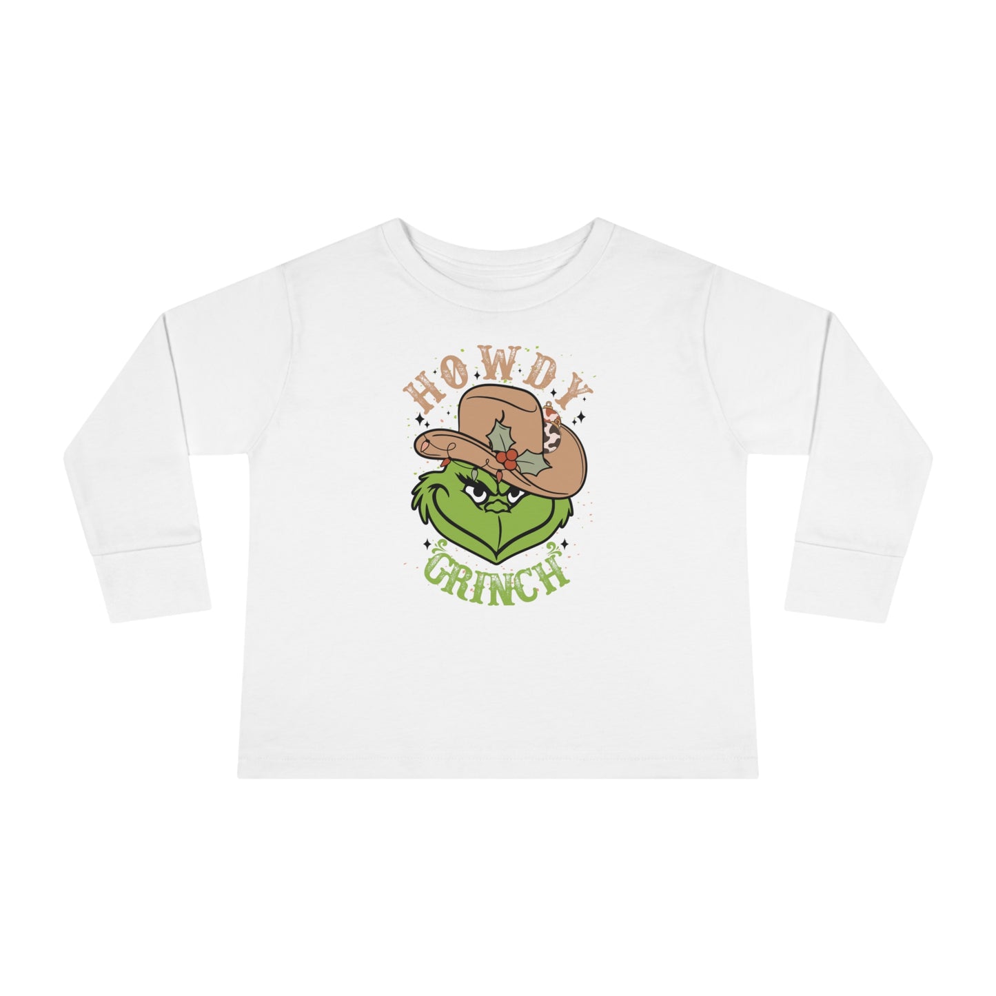 Howdy Grinch Long Sleeve Tee