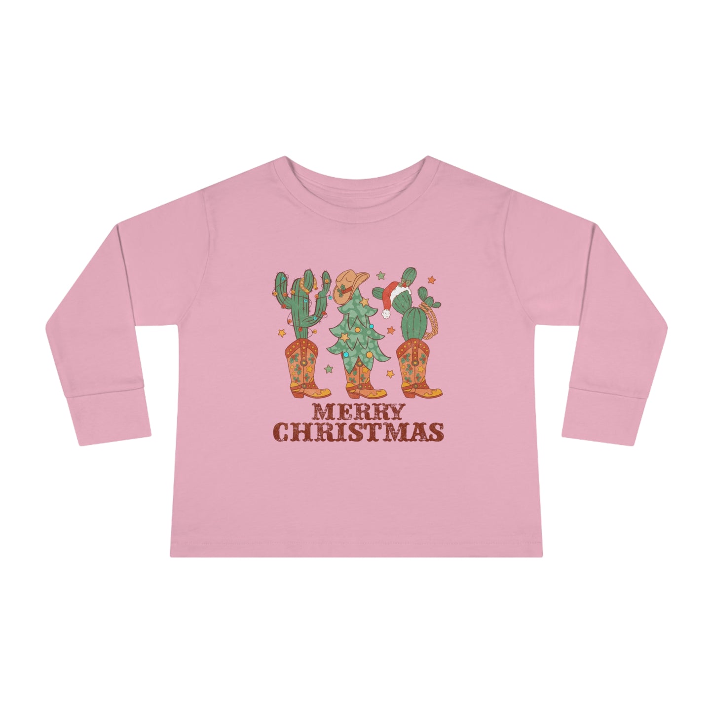 Western Christmas Long Sleeve Tee