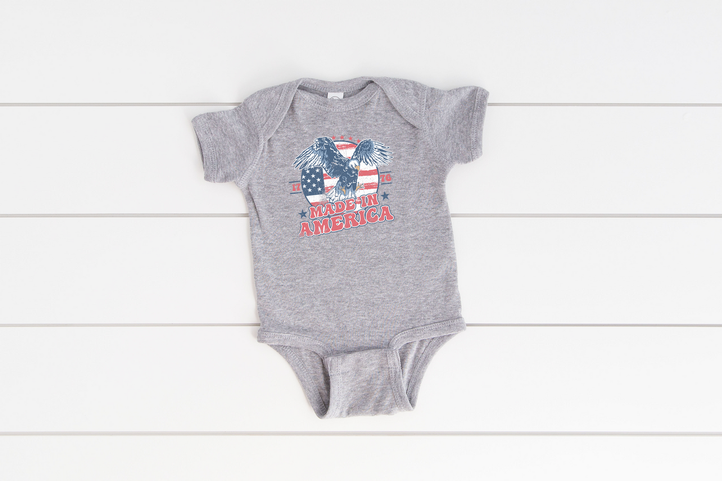 Made In America Infant Baby Rib Bodysuit