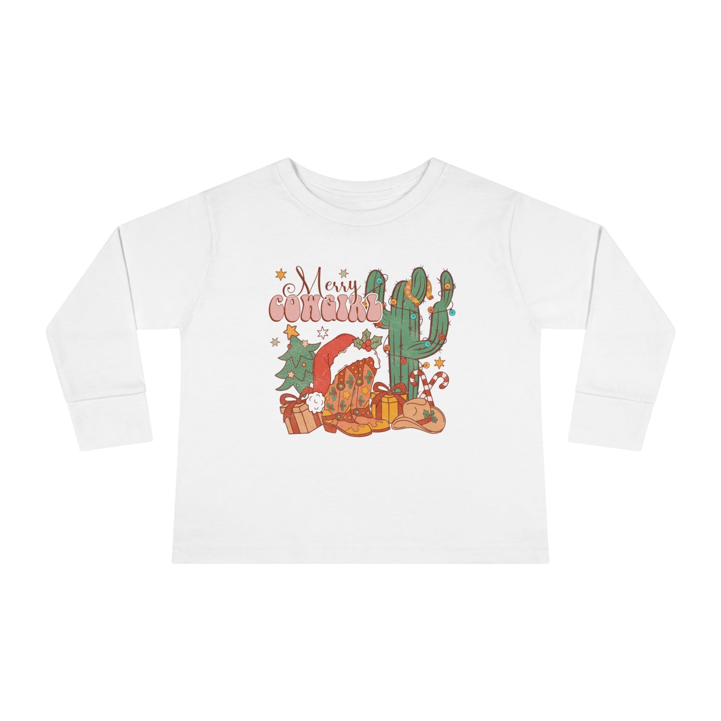 Merry Cowgirl Long Sleeve Tee