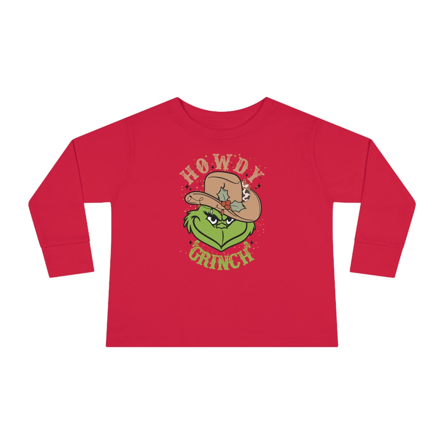 Howdy Grinch Long Sleeve Tee