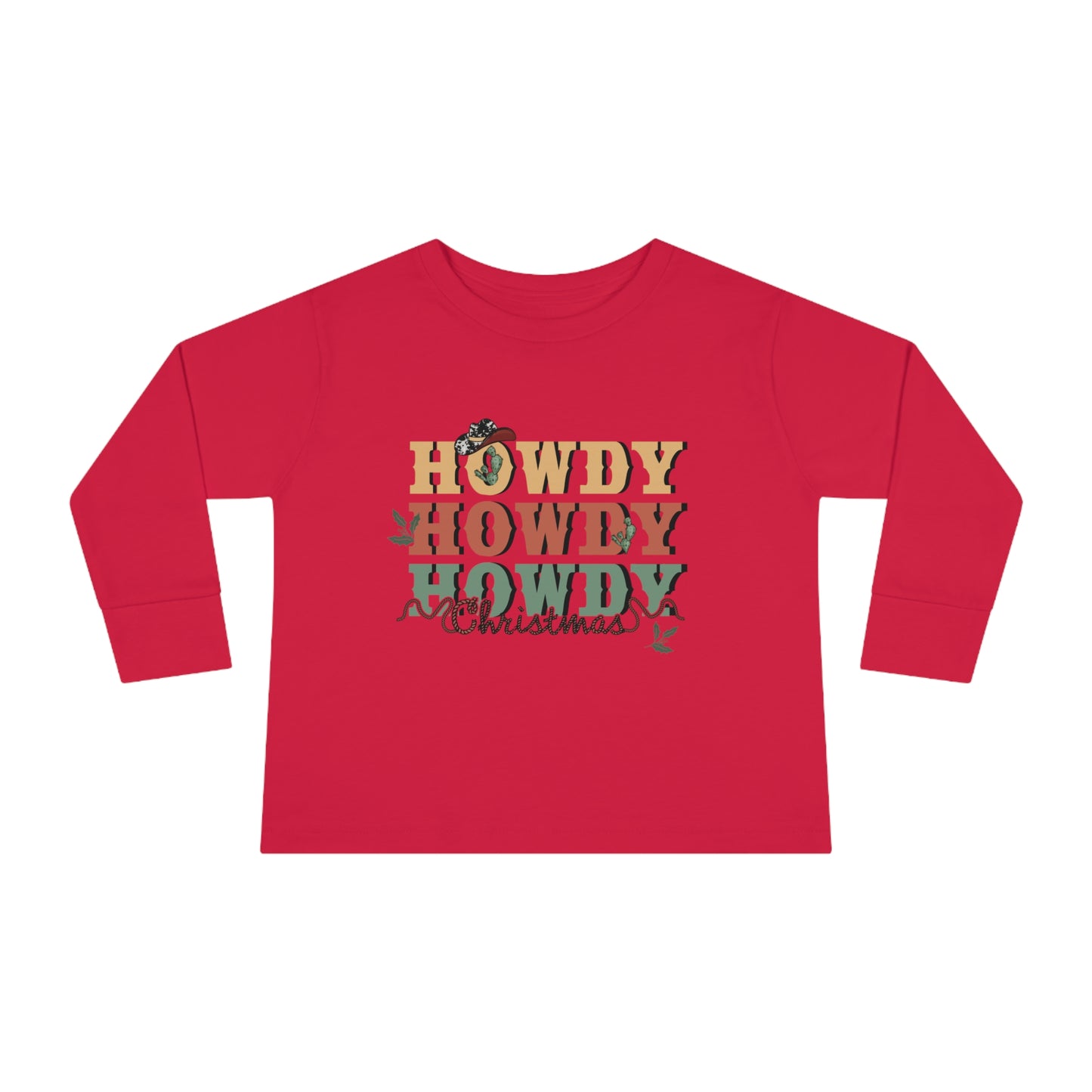 Howdy Christmas Long Sleeve Tee