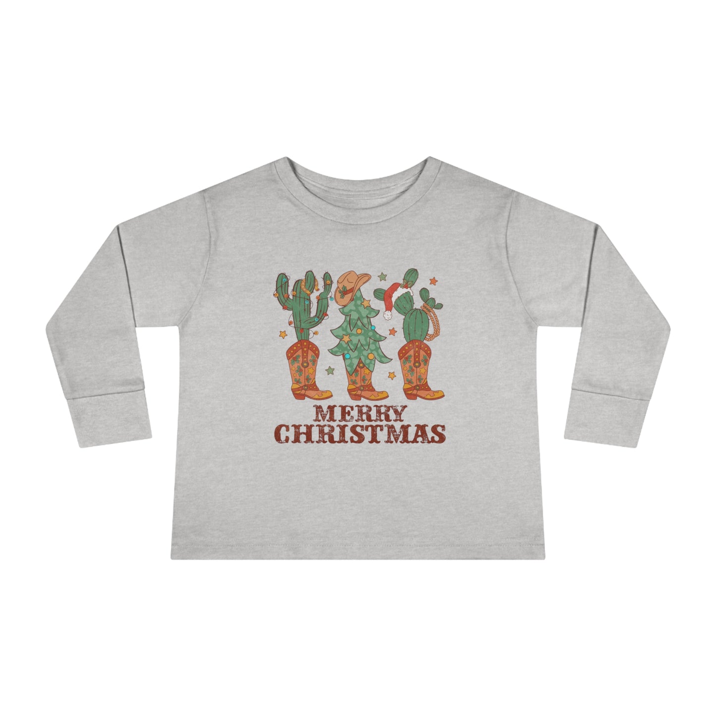 Western Christmas Long Sleeve Tee