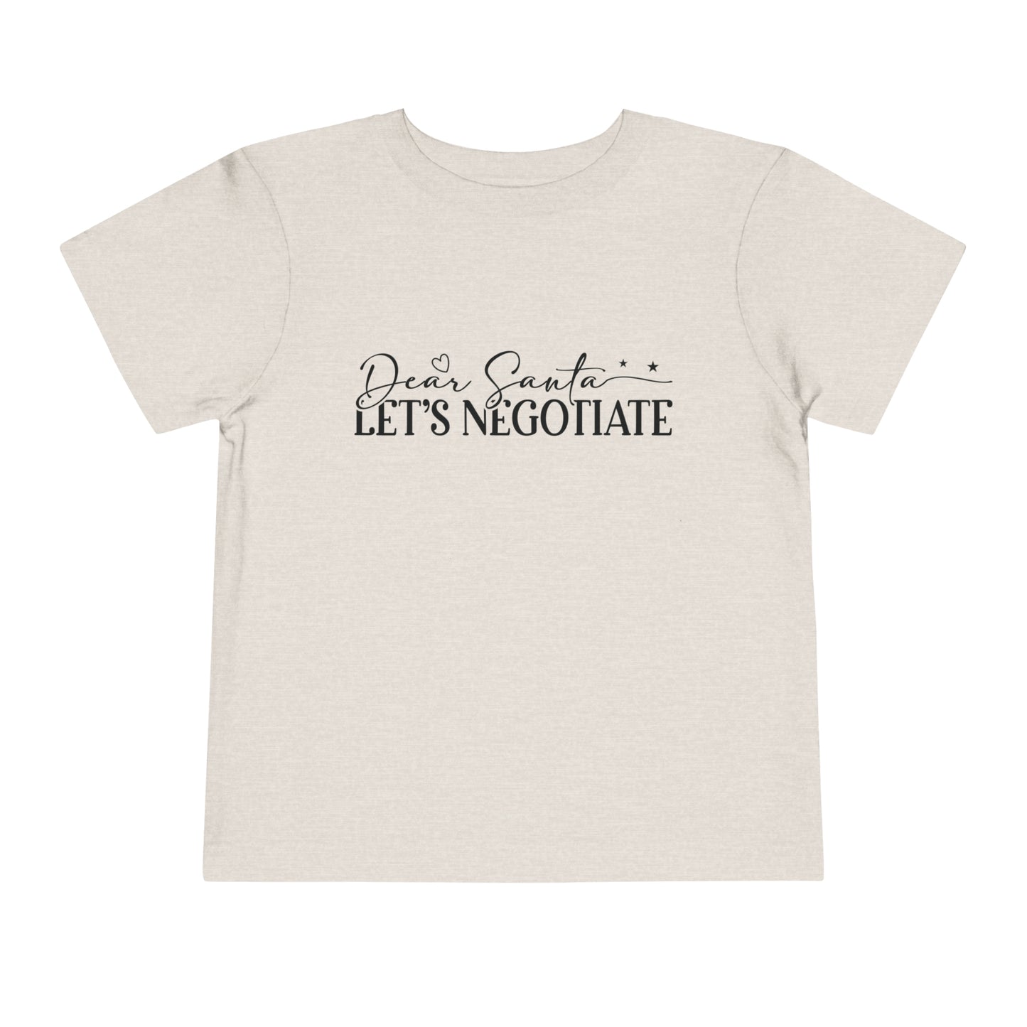 Dear Santa: Let's Negotiate Short Sleeve Tee