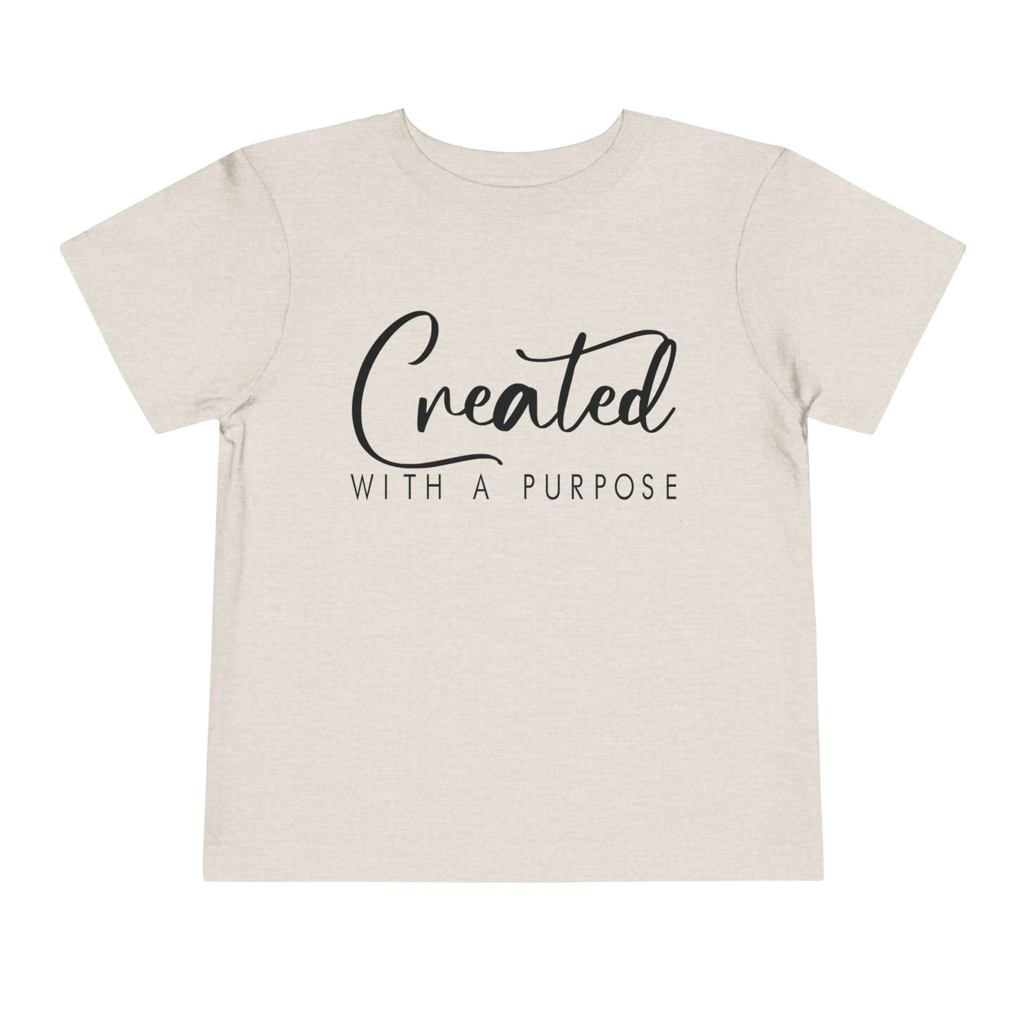 Created With a Purpose Toddler Short Sleeve Tee