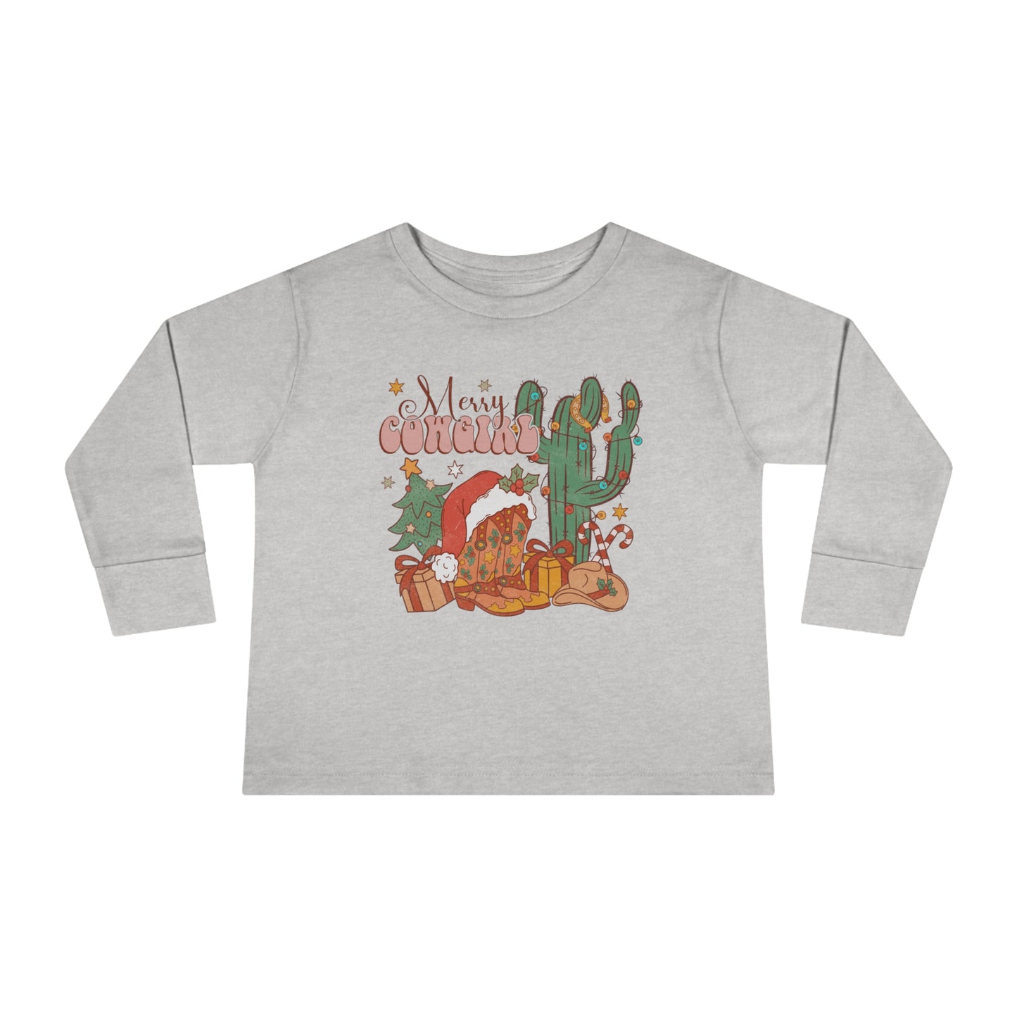 Merry Cowgirl Long Sleeve Tee