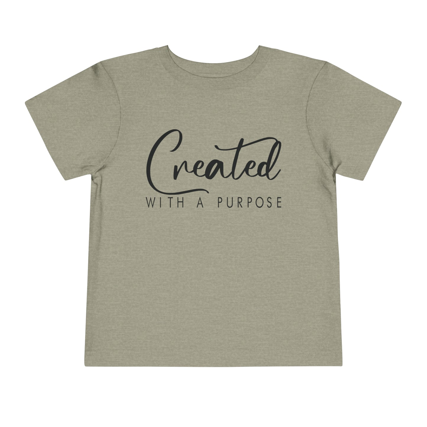 Created With a Purpose Toddler Short Sleeve Tee