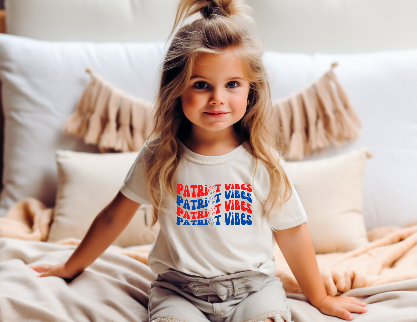 Patriot Vibes Toddler Short Sleeve Tee