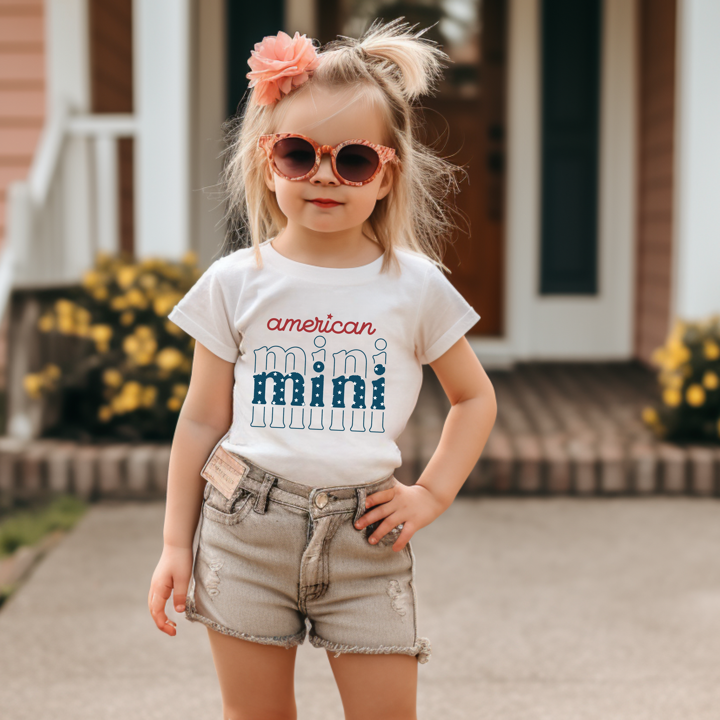 American Mini Toddler Short Sleeve Tee