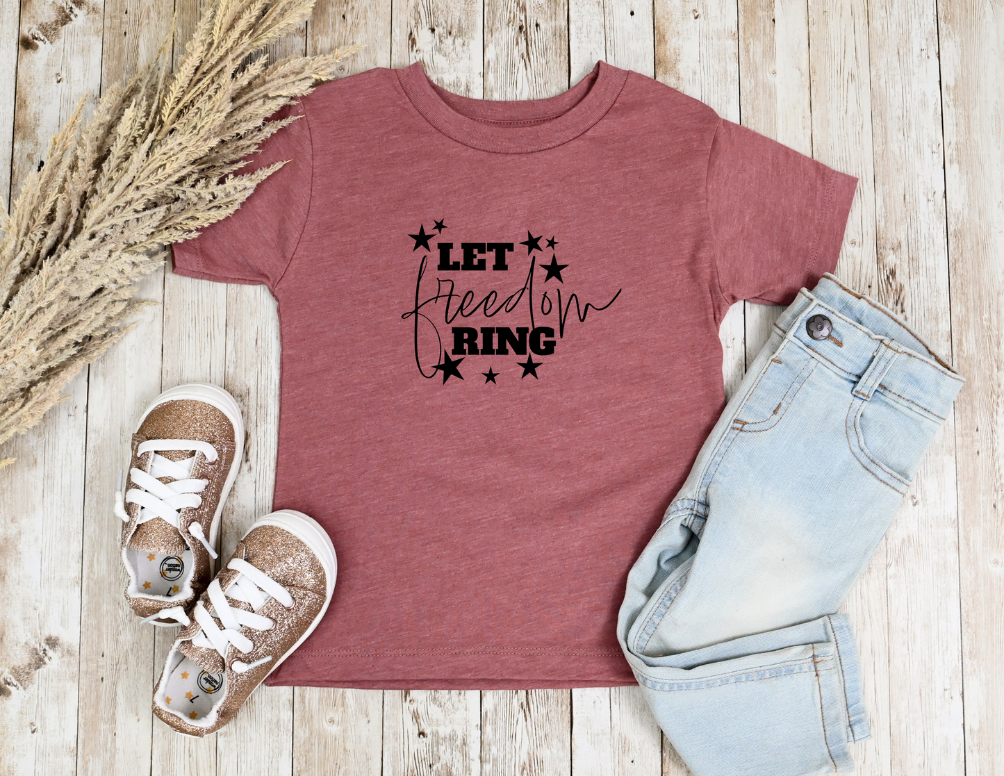 Let Freedom Ring Toddler Short Sleeve Tee