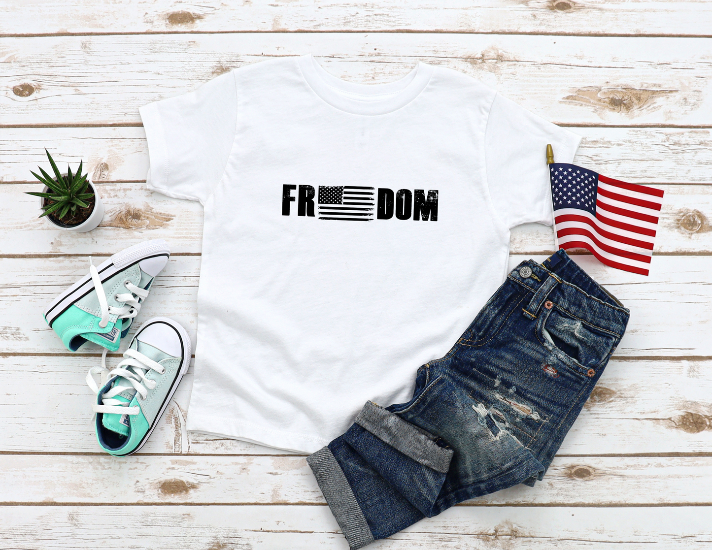 Freedom Toddler Short Sleeve Tee