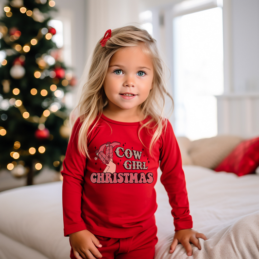 Cowgirl Christmas Long Sleeve Tee