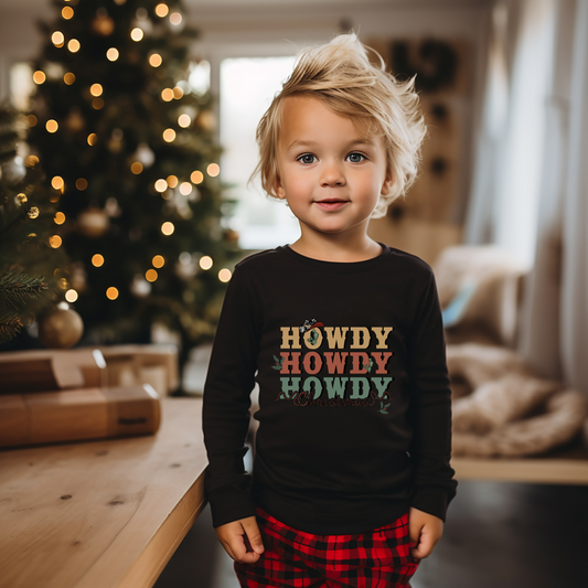 Howdy Christmas Long Sleeve Tee