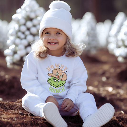 Howdy Grinch Long Sleeve Tee