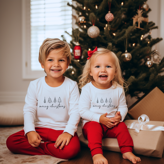 Merry Christmas Long Sleeve Tee