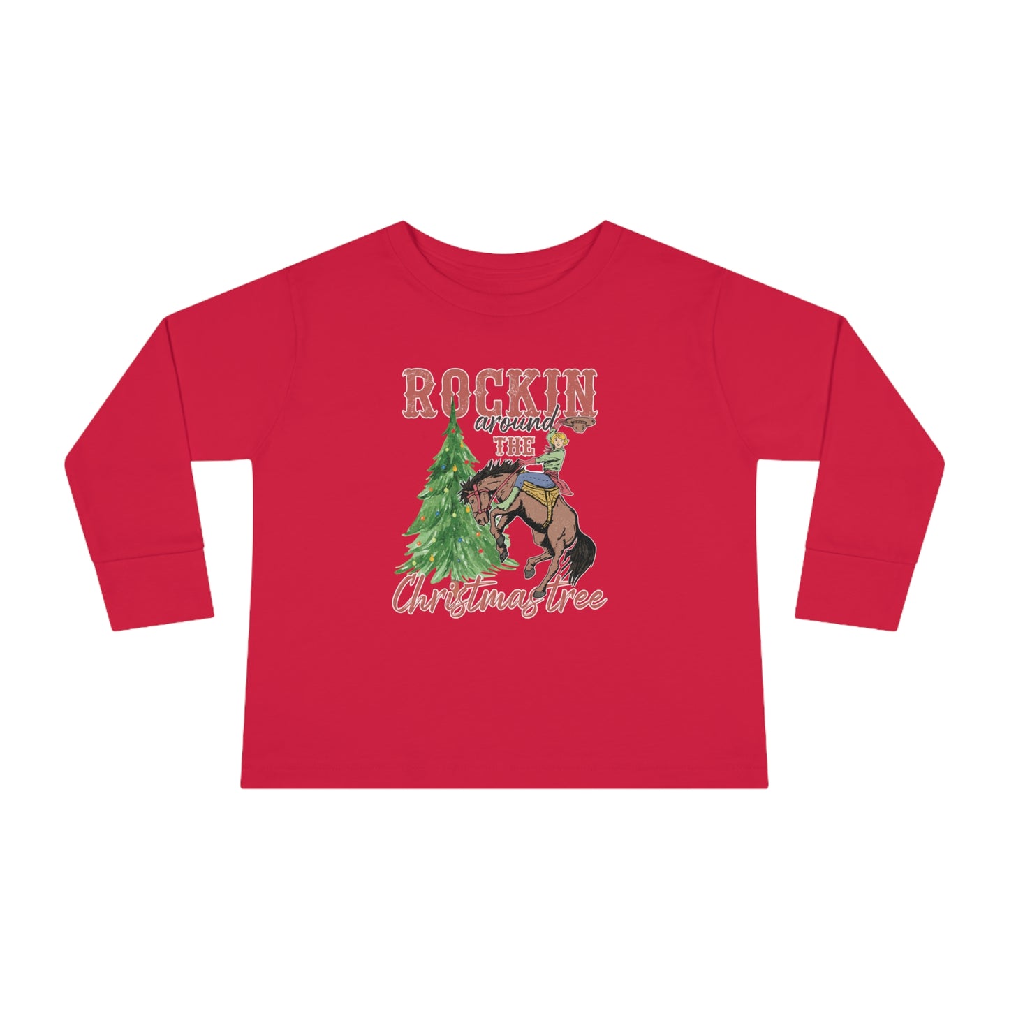 Rockin' Around The Christmas Tree Long Sleeve Tee