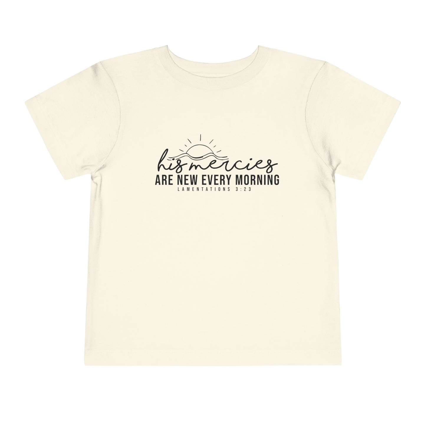 Lamentations 3:23 Toddler Short Sleeve Tee