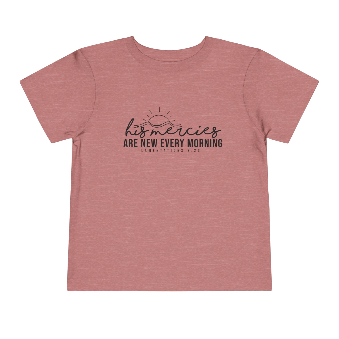 Lamentations 3:23 Toddler Short Sleeve Tee