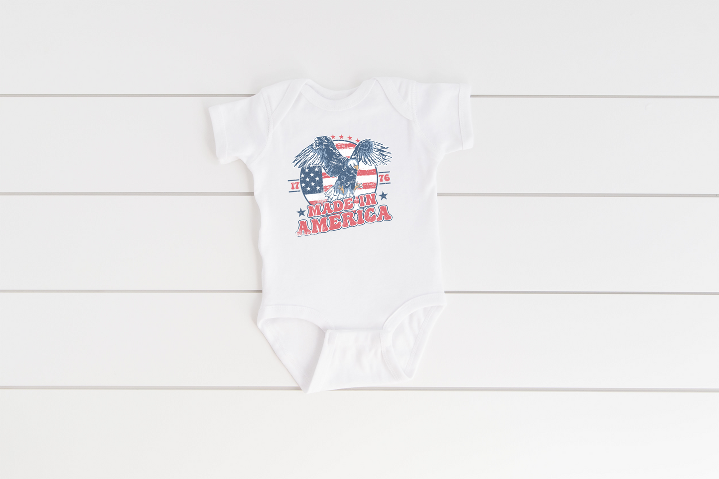 Made In America Infant Baby Rib Bodysuit