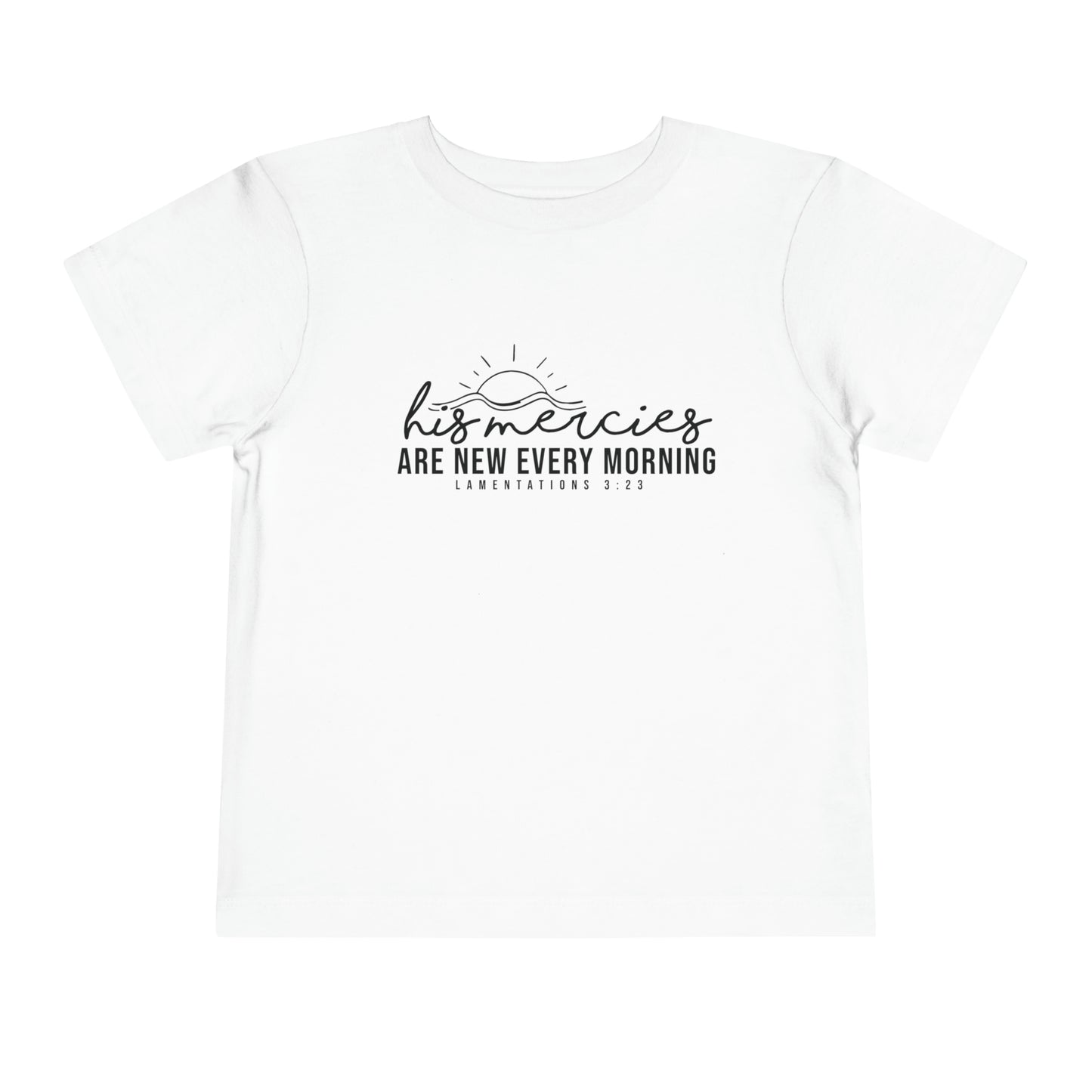 Lamentations 3:23 Toddler Short Sleeve Tee