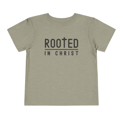 Rooted In Christ Toddler Short Sleeve Tee