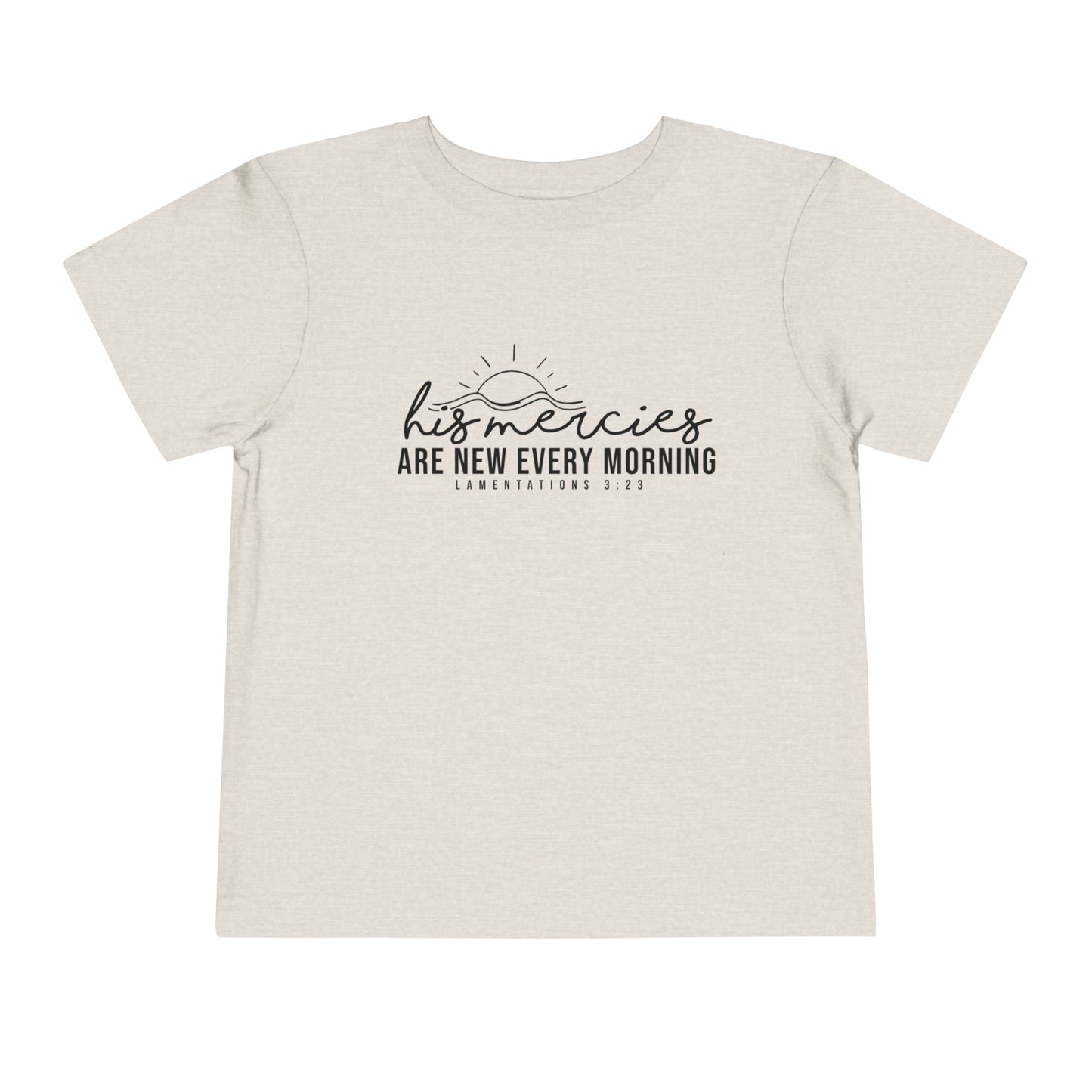 Lamentations 3:23 Toddler Short Sleeve Tee