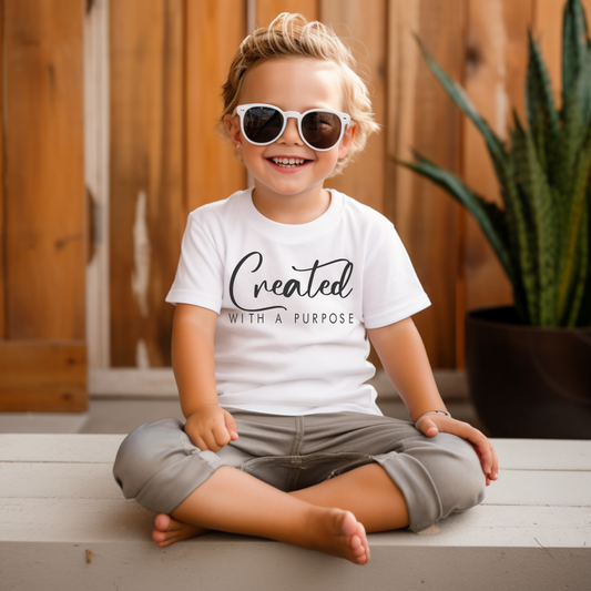 Created With a Purpose Toddler Short Sleeve Tee