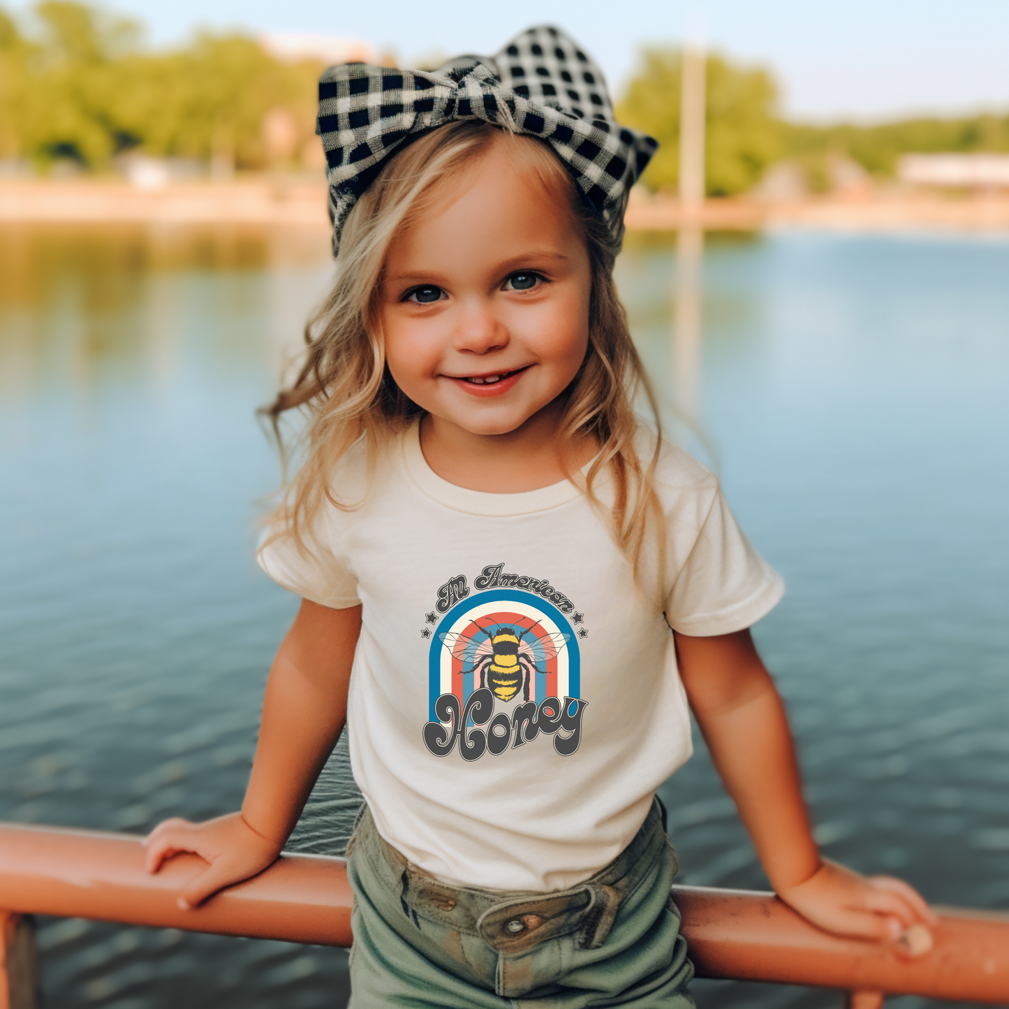 All American Honey Toddler Short Sleeve Tee