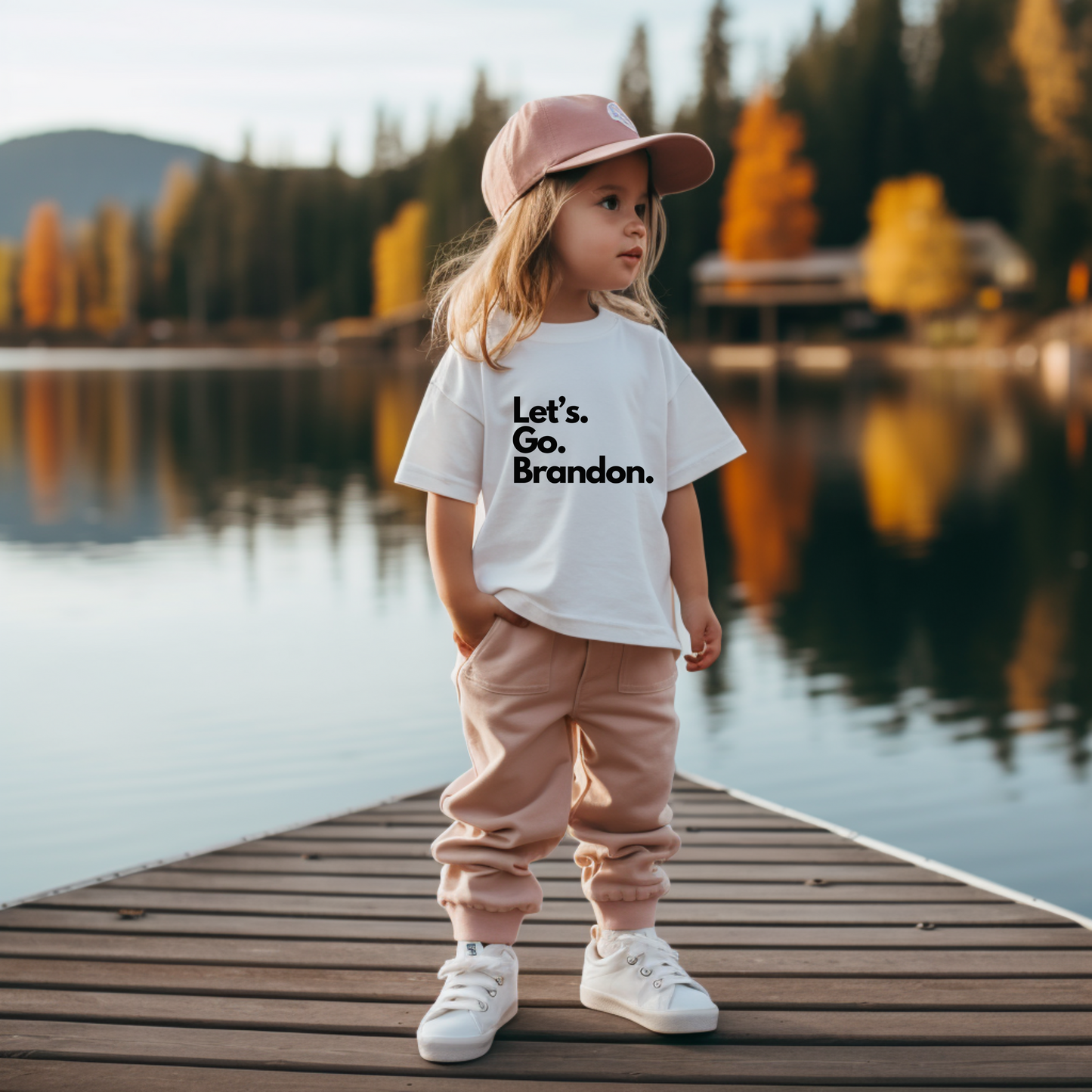 Let's Go Brandon Toddler Short Sleeve Tee