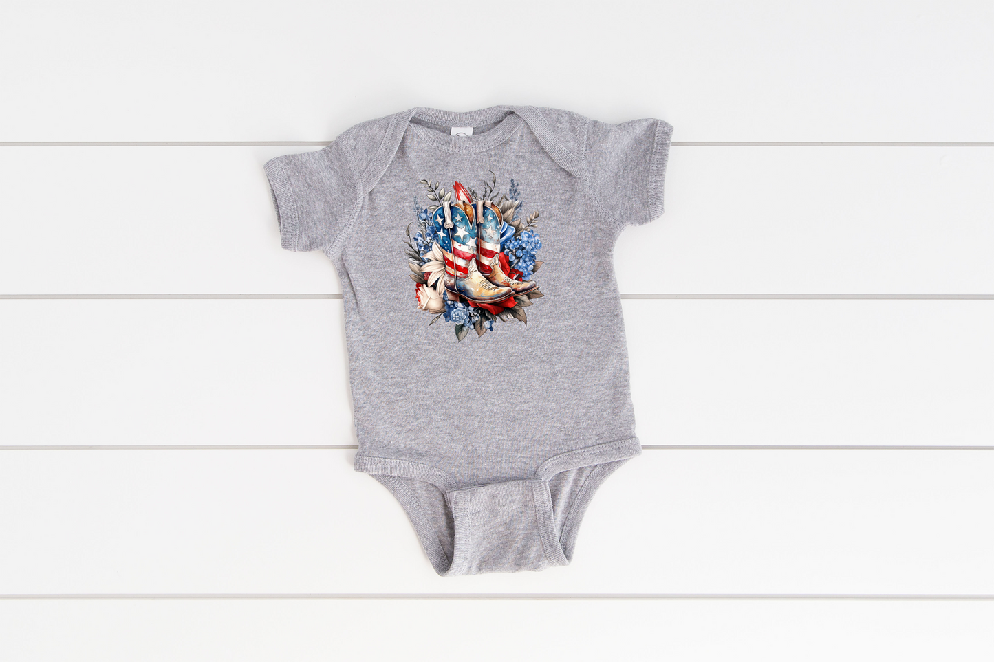 American Girl Boots Baby Rib Bodysuit