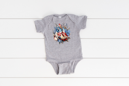 American Girl Boots Baby Rib Bodysuit