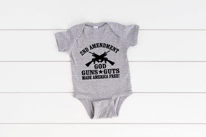 2nd Amendment Baby Rib Bodysuit