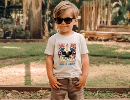 Bold and Free Toddler Short Sleeve Tee