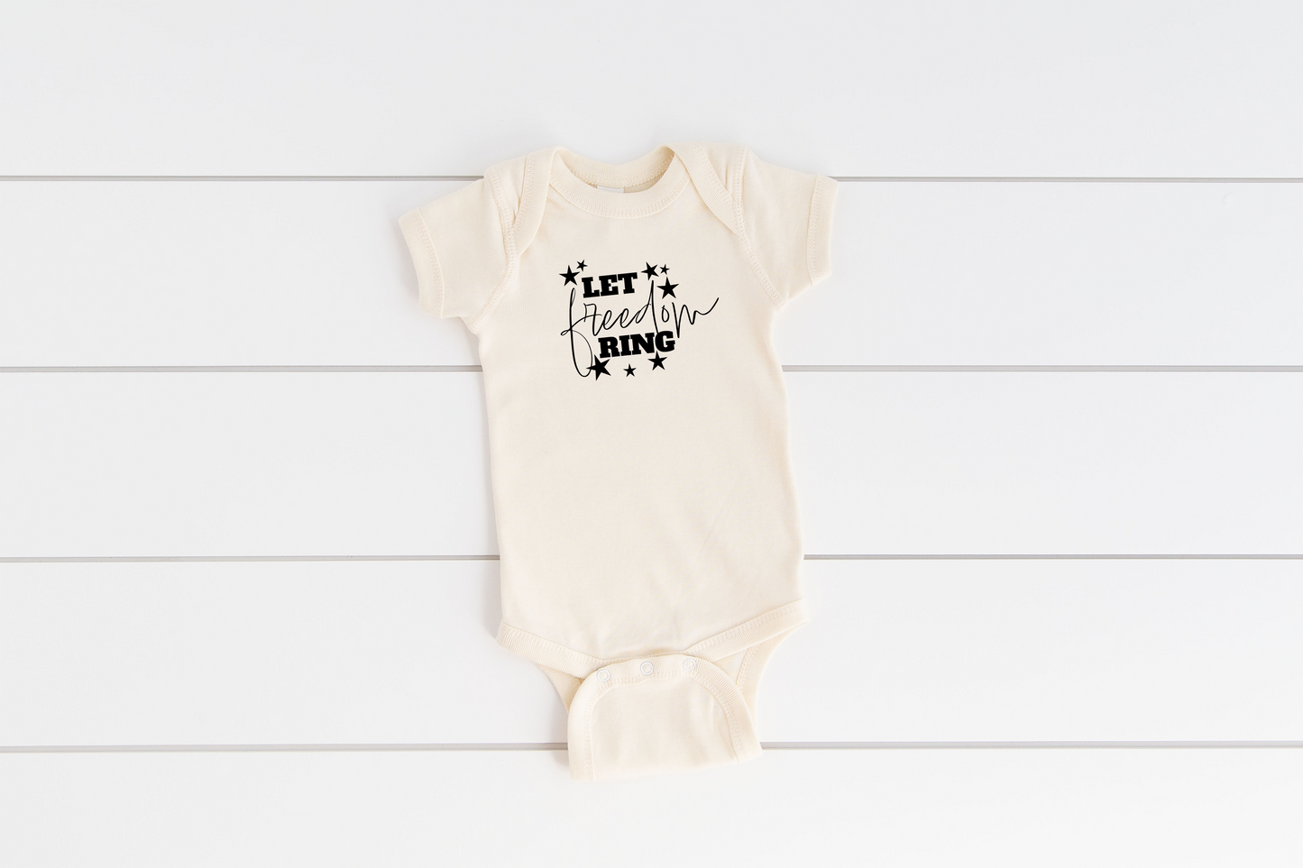 Let Freedom Ring Infant Baby Rib Bodysuit