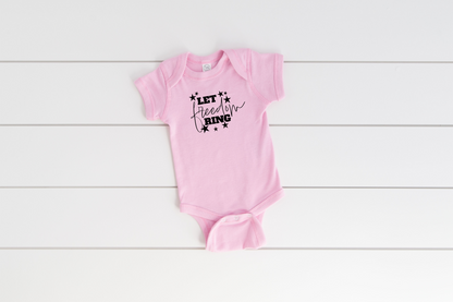 Let Freedom Ring Infant Baby Rib Bodysuit