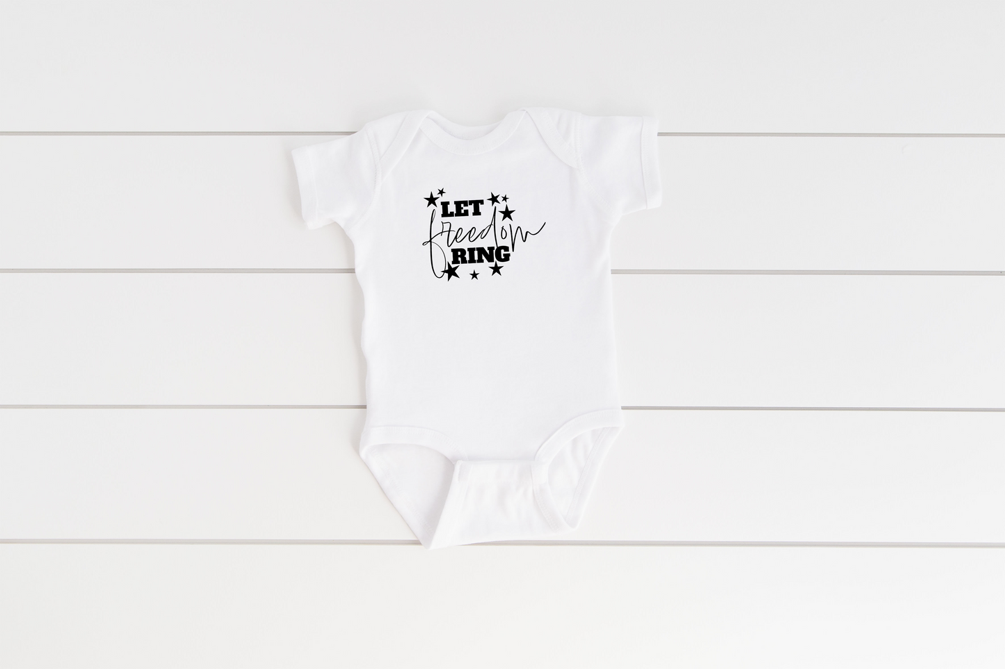 Let Freedom Ring Infant Baby Rib Bodysuit