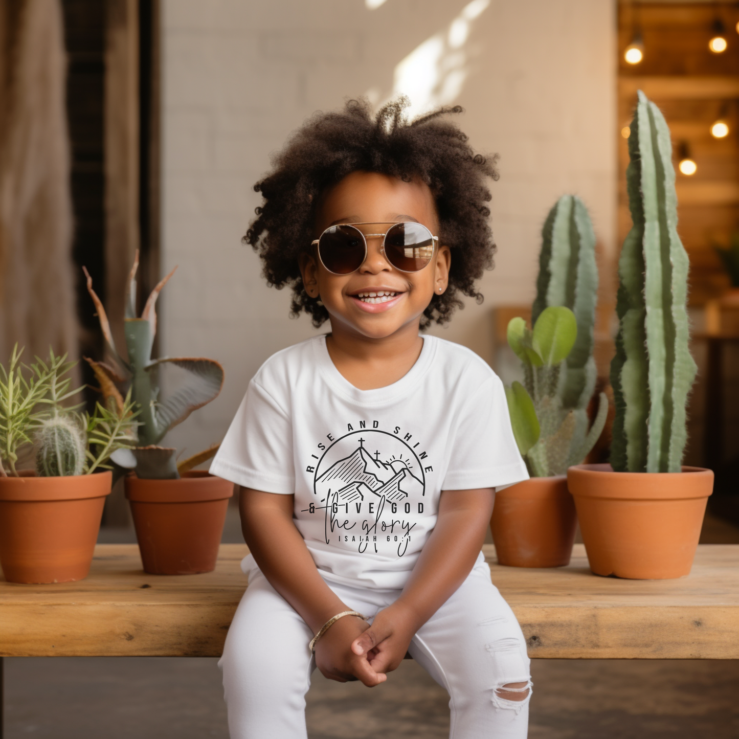 Isaiah 60:1 Toddler Short Sleeve Tee