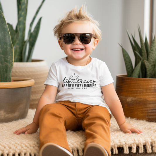 Lamentations 3:23 Toddler Short Sleeve Tee